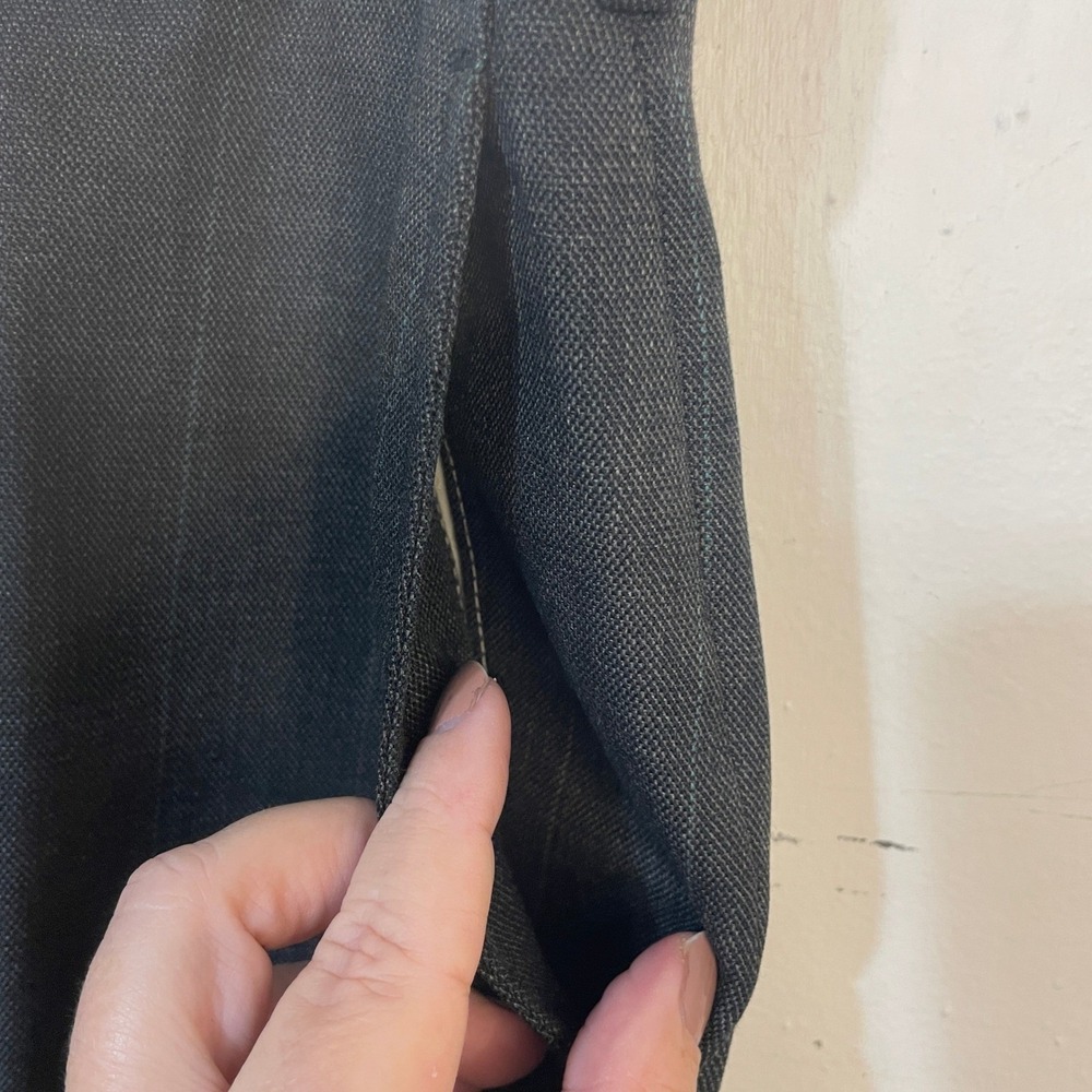 Warren Sewell Clothes Mens Charcoal Pinstripe Suit Jacket Pants Tailored READ - Picture 9 of 10